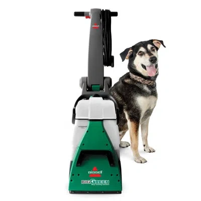 Bissell Big Green Professional Carpet Cleaner With 8-row Xl Dirtlifter Powerbrush, 6" Tough Stain Tool And 9 In Green;gray