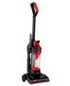 Bissell Cleanview Compact Lightweight Upright Vacuum In Black With Red Accents