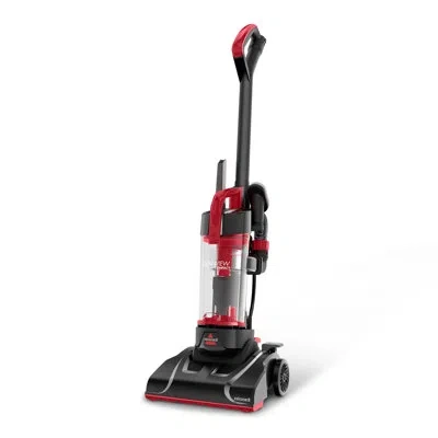 Bissell Cleanview Compact Upright Vacuum, Lightweight With Powerful Suction And Removable Extension Wand 350 In Red;black