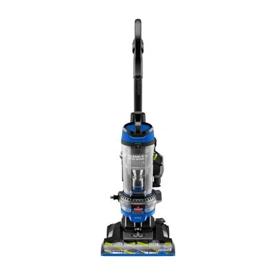 Bissell Cleanview Vacuum With Automatic Cord Rewind, Turboeraser Upholstery Tool, Triple Action Brush Roll S In Blue