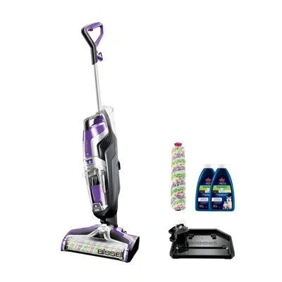 Bissell Crosswave Pet Pro All In One Wet Dry Vacuum Cleaner And Mop For Hard Floors And Area Rugs, Purple, 2 In Multi