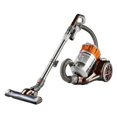 Bissell Hard Floor Expert Canister Bagless Vacuum 1547 In Clear;orange;brown