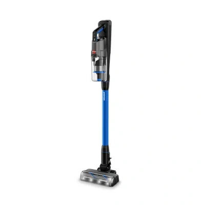 Bissell Powerclean Furfinder Self-standing Cordless Vacuum W/furfinder Headlights, Tangle Free Brush Roll, A In Blue