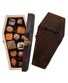 Bissinger's Handcrafted Chocolate Halloween Wooden Coffin Box Of Assorted Chocolates, 13 Piece In No Color