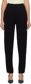 Bite Black Pleated Trousers In 0999 Black