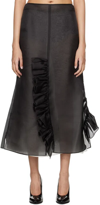 Bite Black Radieux Midi Skirt In Black 0999