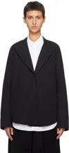 Bite Black Self-tie Blazer In Black 0999