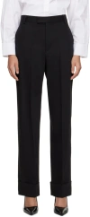 Bite Black Tailored Trousers In Black