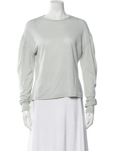 Pre-owned Bite Crew Neck Long Sleeve Top In Green