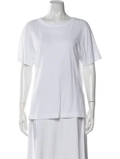 Pre-owned Bite Crew Neck Short Sleeve T-shirt In White