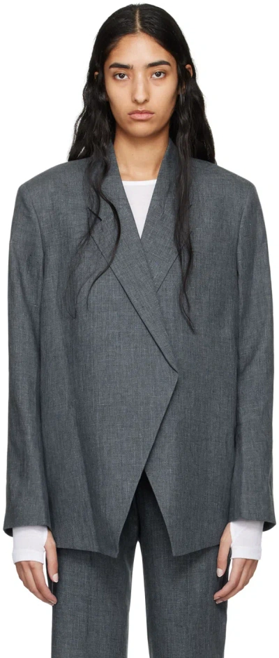 Bite Grey Polus Blazer In Thunder 5043
