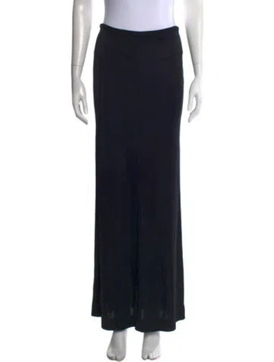 Pre-owned Bite Long Skirt In Black