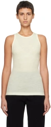 Bite Off-white Crewneck Tank Top In Off White 0001