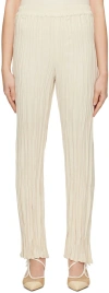 BITE OFF-WHITE MAISIE TROUSERS