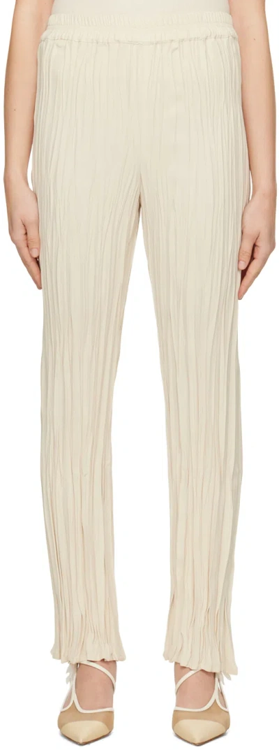 Bite Off-white Maisie Trousers In Cream 0077