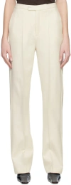 Bite Off-white Page Trousers In Whisper White