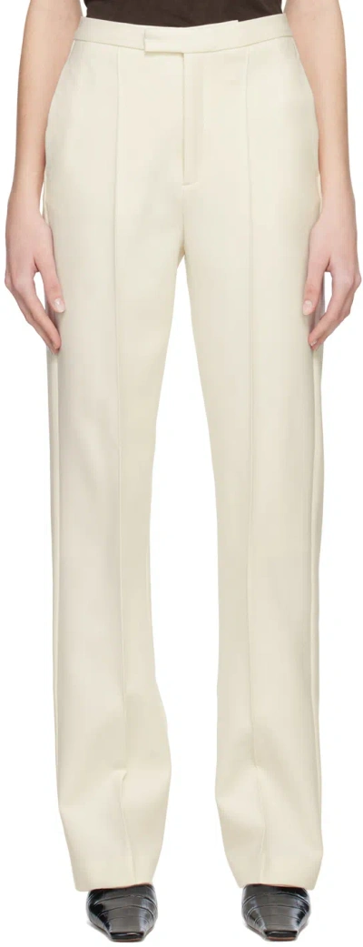 Bite Off-white Page Trousers In Whisper White