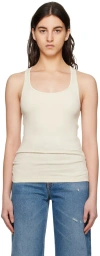 Bite Off-white Tendu Tank Top In Whisper White