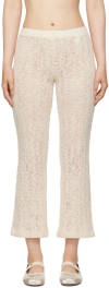 Bite Off-white Whisper Lounge Pants In Off White 0001