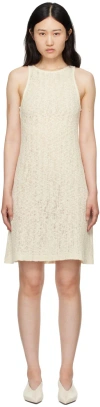 Bite Off-white Whisper Midi Dress In Off White 0001
