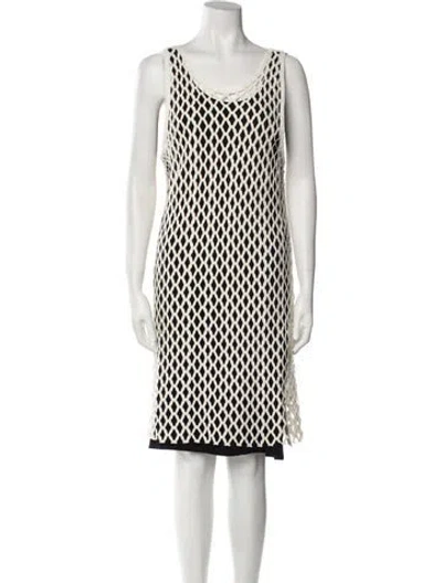 Pre-owned Bite Printed Mini Dress