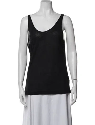 Pre-owned Bite Scoop Neck Sleeveless Top W/ Tags In Black