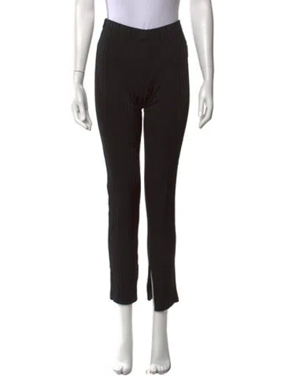 Pre-owned Bite Straight Leg Pants In Black