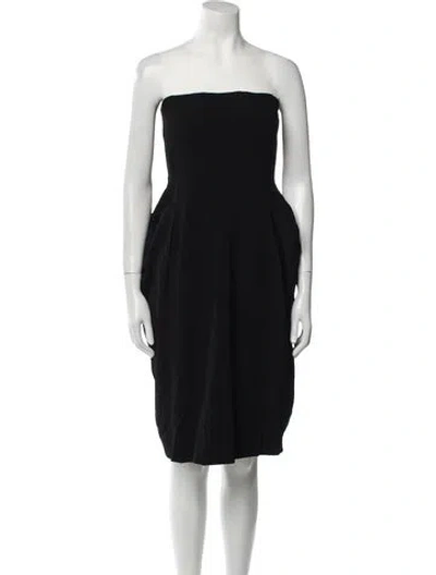 Pre-owned Bite Strapless Mini Dress W/ Tags In Black