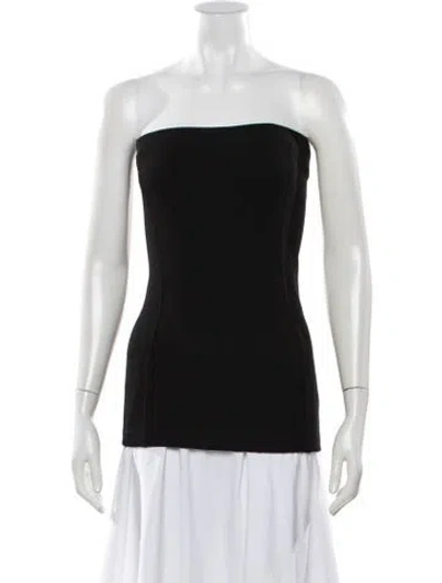 Pre-owned Bite Strapless Top In Black