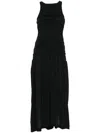 Bite Studios Organic Cotton Evidente Midi Dress In Black