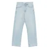 Bite Studios Button-up Straight Jeans In Blue
