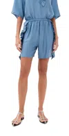 Shop Bite Studios Cali Frill Shorts Lobelia