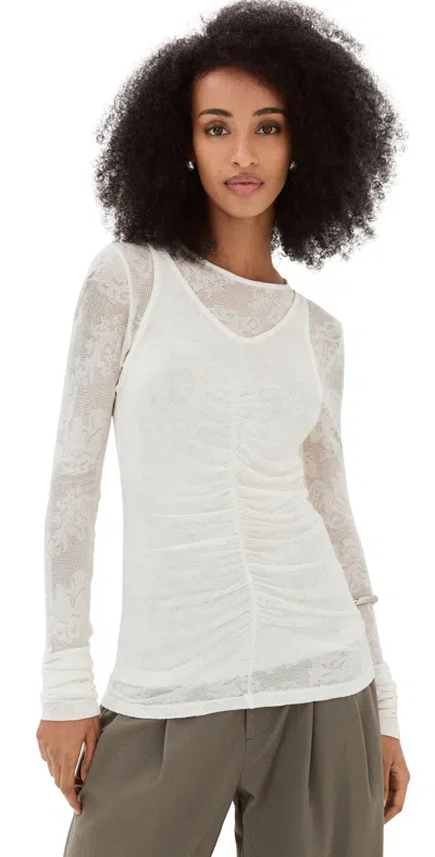 Bite Studios Chalet Top & Chalet Wrinkle Tank Set Off-white