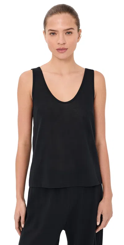 Bite Studios Cotton Crepe Tank Black