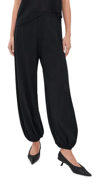Bite Studios Cotton Crepe Trousers Black