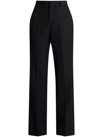 Bite Studios Credo Tailored Wool Trousers In Black