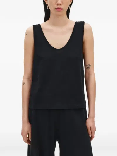 Bite Studios Crepe Tank Top In Black
