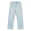 Bite Studios Button-up Straight Jeans In Blue