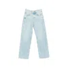 Bite Studios Button-up Straight Jeans In Blue