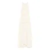 Bite Studios Evidente Shoulder Midi Dress In White