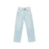 Bite Studios Button-up Straight Jeans In Blue