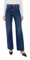 Bite Studios Ease Organic Cotton Denim Mid Blue In Mid Blue