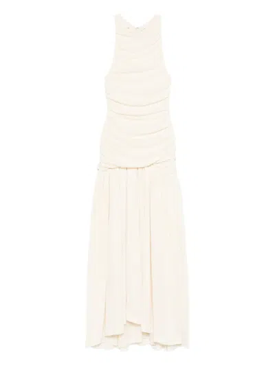 BITE STUDIOS EVIDENTE SHOULDER MIDI DRESS