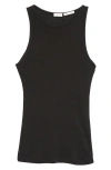 Bite Studios Fine Wool Tank In Black