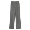 Bite Studios Elasticated-waist Straight Trousers In Gray