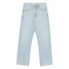 Bite Studios Button-up Straight Jeans In Blue