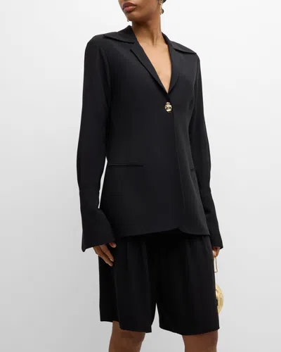 Bite Studios Komorebi Single-breasted Suit Jacket In Black