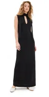 Bite Studios La Nuit Scarf Dress Black In Black