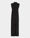 Bite Studios La Nuit Scarf Maxi Dress In Black