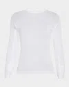 Bite Studios Long-sleeve Thin Jersey T-shirt In White In White
